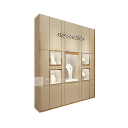 High-end custom wall-mounted jewelry display cabinet