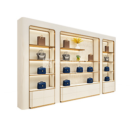 Commercial hand bag shop display cabinet