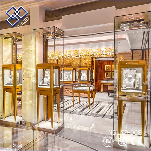 Latest Jewellery Showroom Design Guangzhou Pinzhi Display