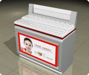 cosmetic display cabinet