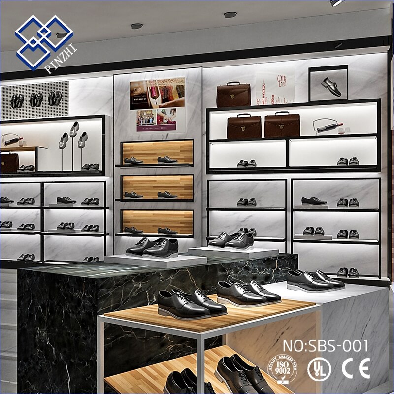 shoes display shelves