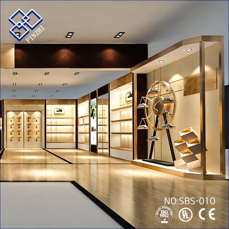 Shoe Rack Display For Shoes Showroom Interior Design