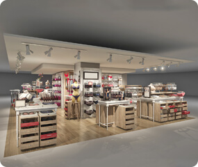 Shopping mall underwear shop interior design