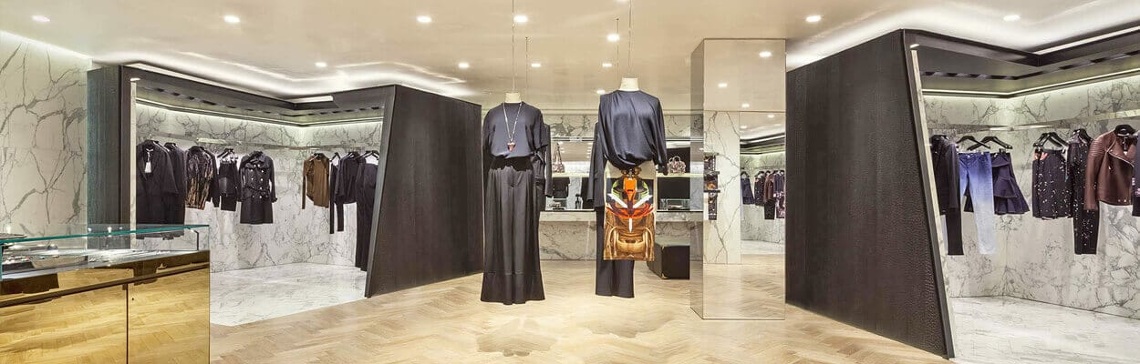clothes shop design 3d draws