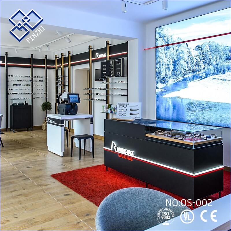 Latest Optical Showroom Design With Shop Furniture