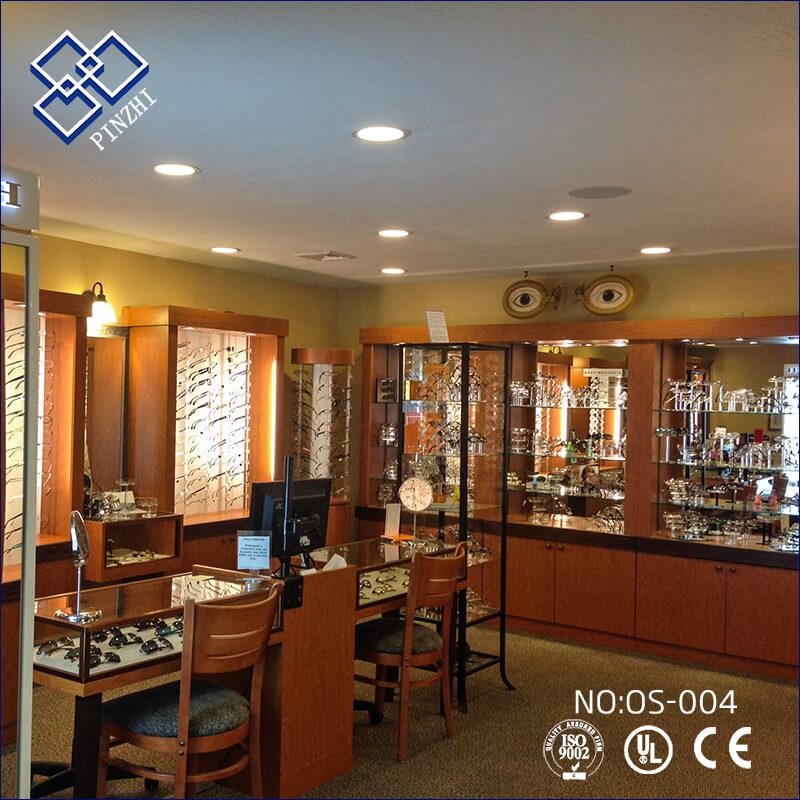 Small optical store interior design ideas | Guangzhou Pinzhi Display