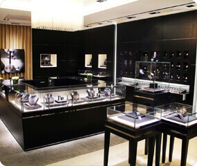 Best Jewelry Store Interior Design With Showcase Guangzhou