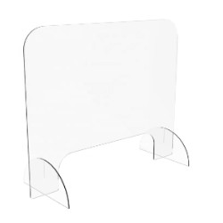 Desktop sneeze guard Desktop sneeze guard
