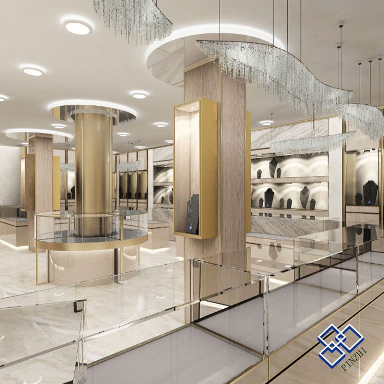 Qatar Jewelry Store Guangzhou Pinzhi Display Manufacturer