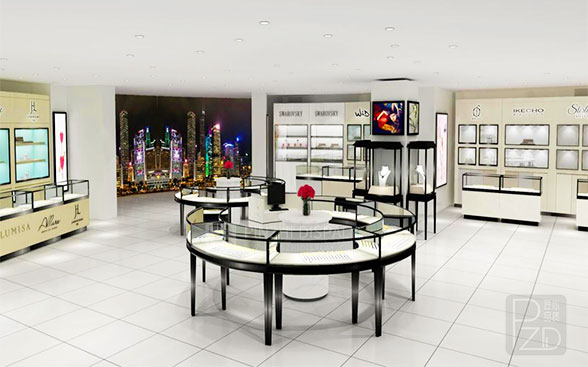 high end jewelry shop design