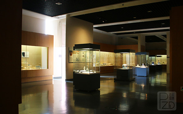Museum relic display design museum showcase design