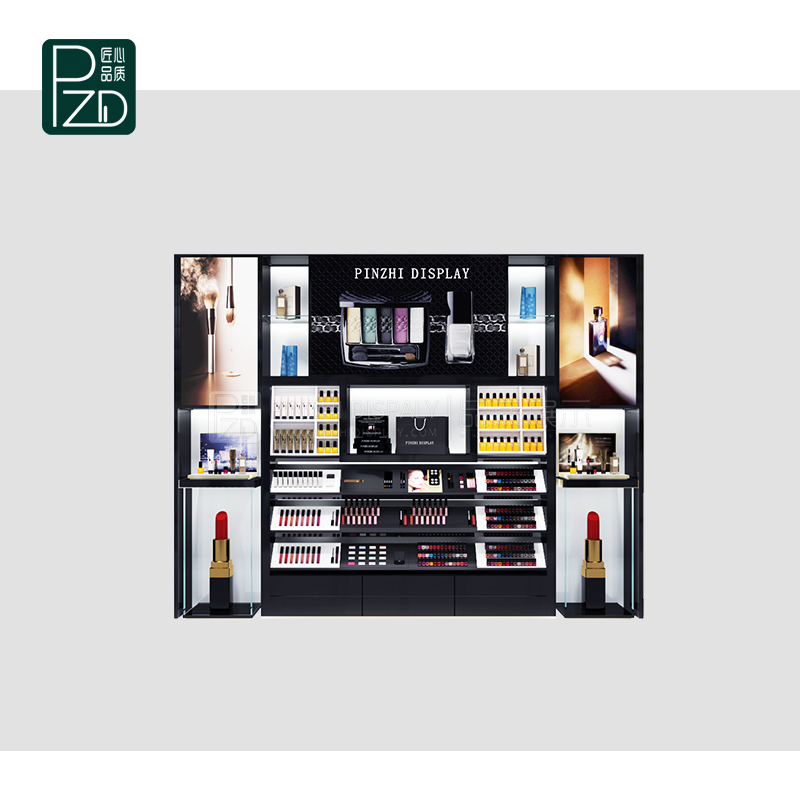 comtemporary cosmetic showcase for cosmetic shop