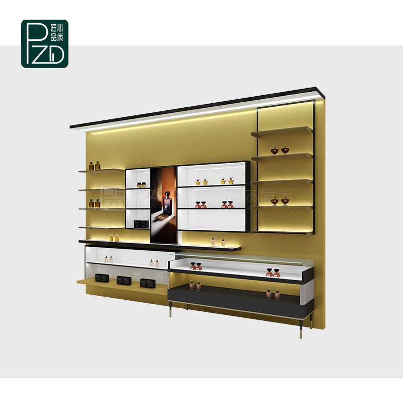 Customized furnitures for cosmetic display display rack for cosmetic