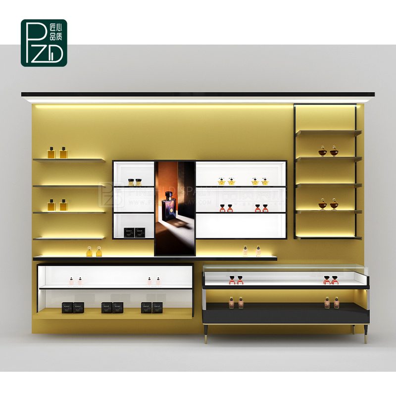 Customized furnitures for cosmetic display display rack for cosmetic
