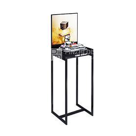 Elegant cosmetics display floor stand makeup showcase