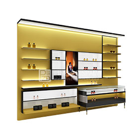 Customized furnitures for cosmetic display display rack for cosmetic