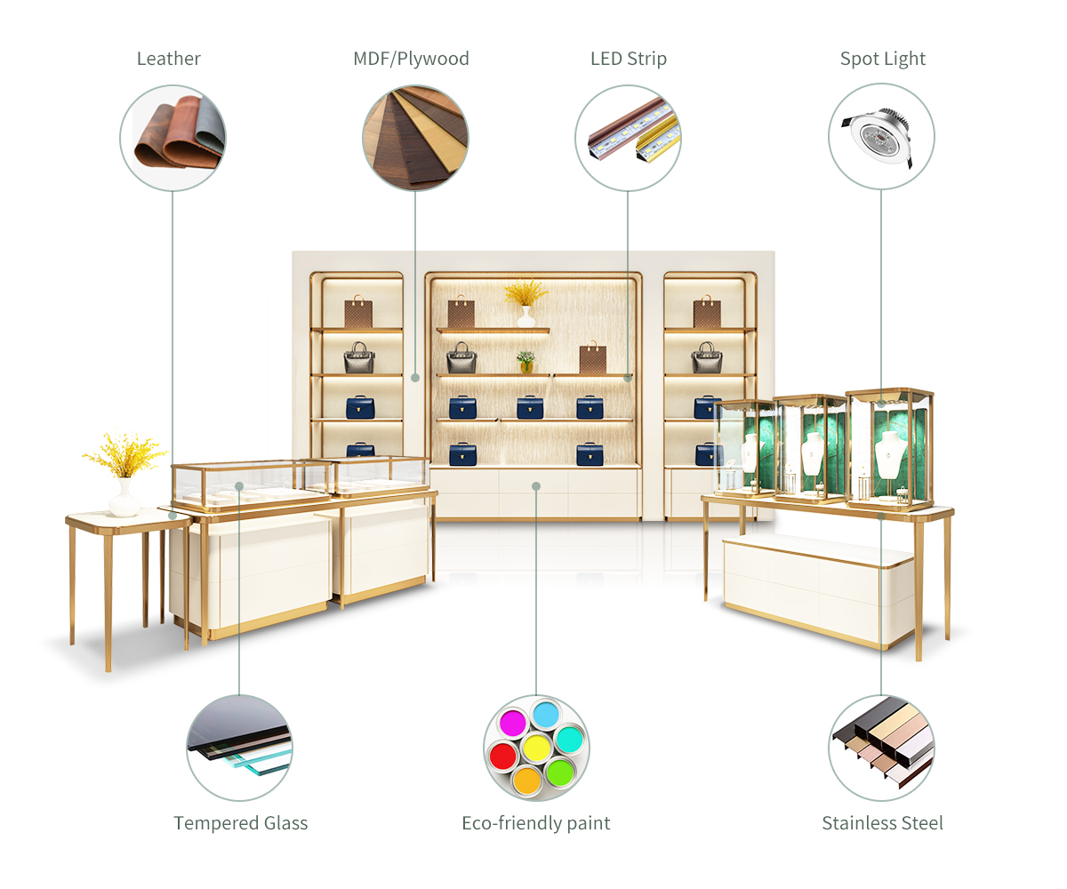 Pinzhi-Luxury showcase materials Pinzhi-Luxury showcase materials