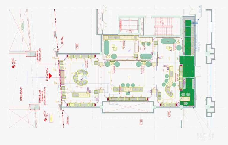 Space layout plan design