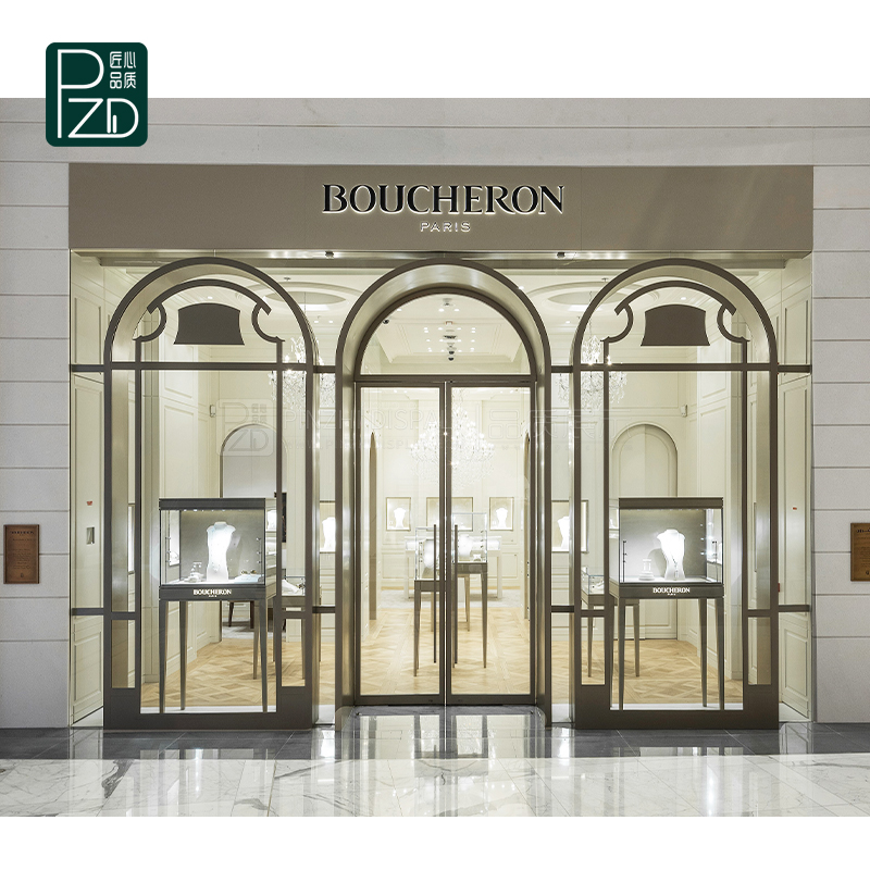 a How to design a high-end jewelry store