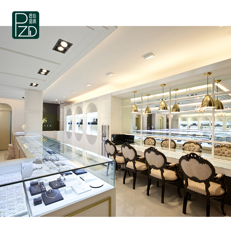 luxury jewelry store-3 High End Luxury Jewelry Display Showcase