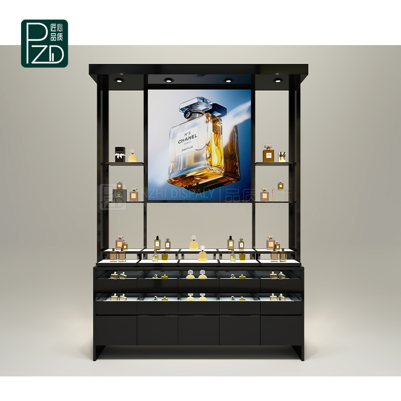 Luxury perfume display shelves perfume display showcase