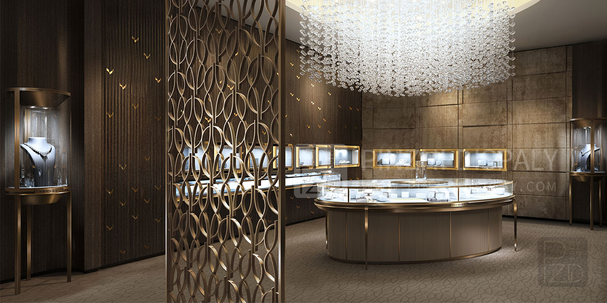 New Zealand Luxury Jewelry Club Display Design Guangzhou Pinzhi Display Manufacturer