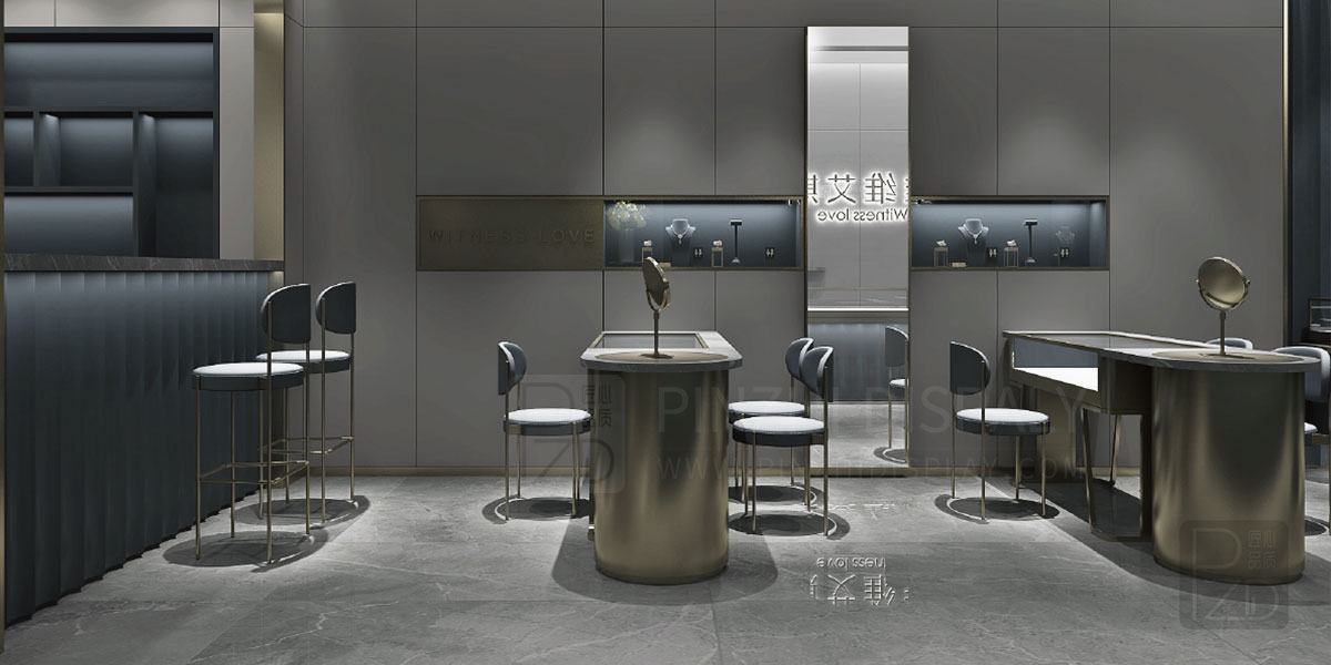 【Hongkong】Luxury jewelry showroom interior design