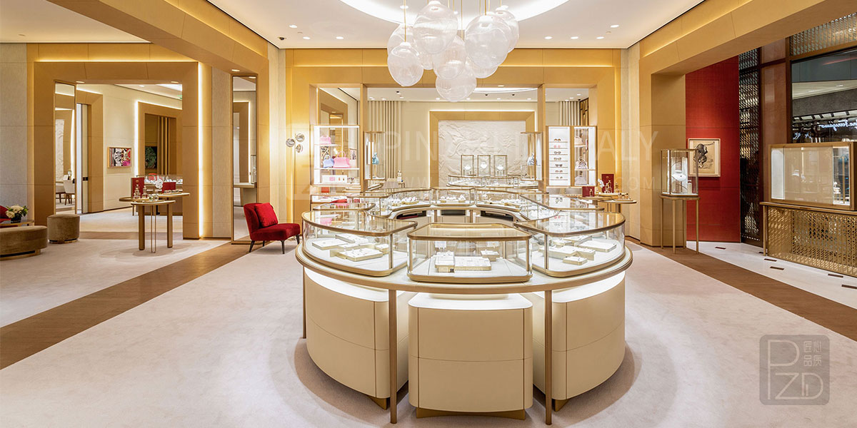【U.K】Luxury Custom Jewelry Shop Interior Design