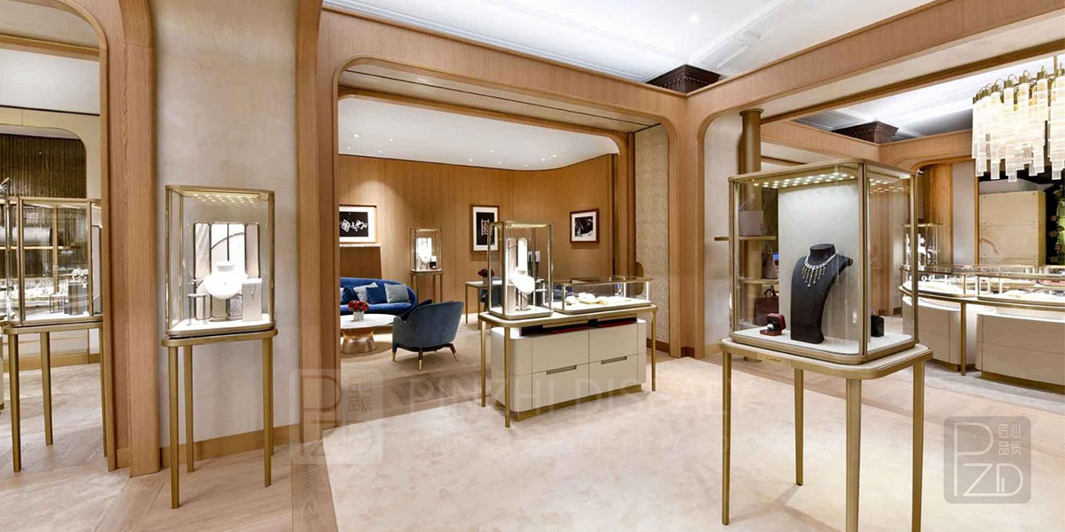 【U.K】Luxury Custom Jewelry Shop Interior Design