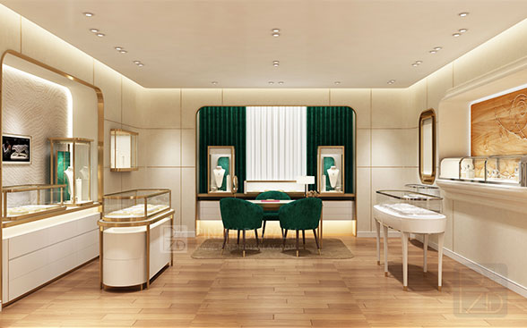 【2021 NEW】High end interior design for jewellery showroom