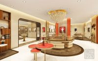 【Australia】luxury high end modern jewellery shop design