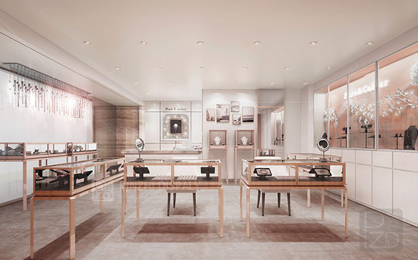 【French】high-end luxury jewelry custom shop design