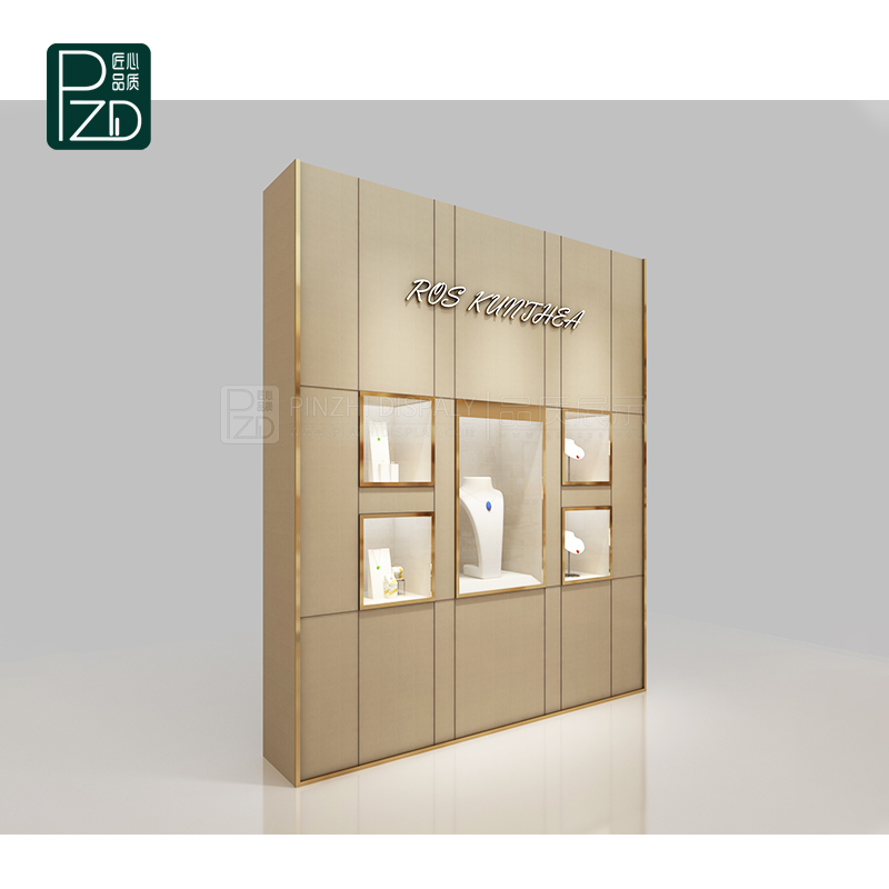 High end wall jewellery cabinet for jewelry mall