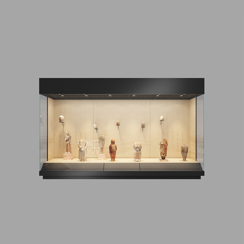 High end museum wall display cases
