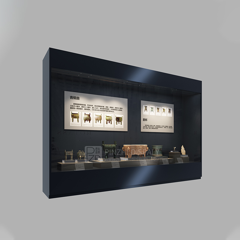 High End Quality Antique Museum Glass Display Showcase Furniture Design