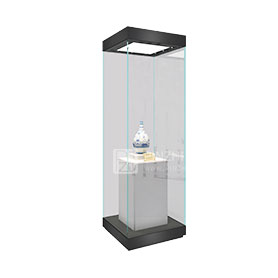 High end quality museum glass display case