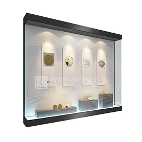 Custom Design Wall Mounted Display Case for Collectibles