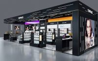 Luxury cosmetic retail shop design project