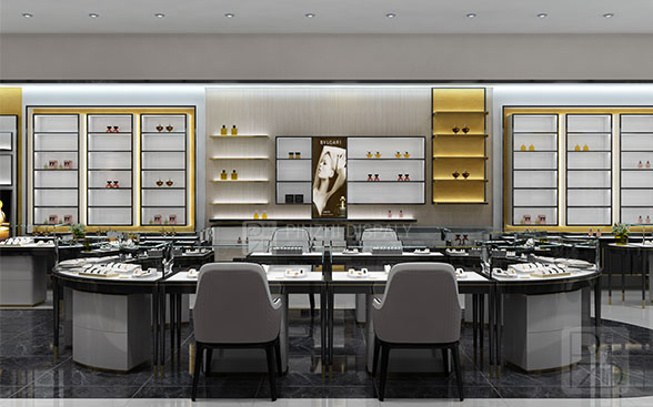 Luxury cosmetic store interior design