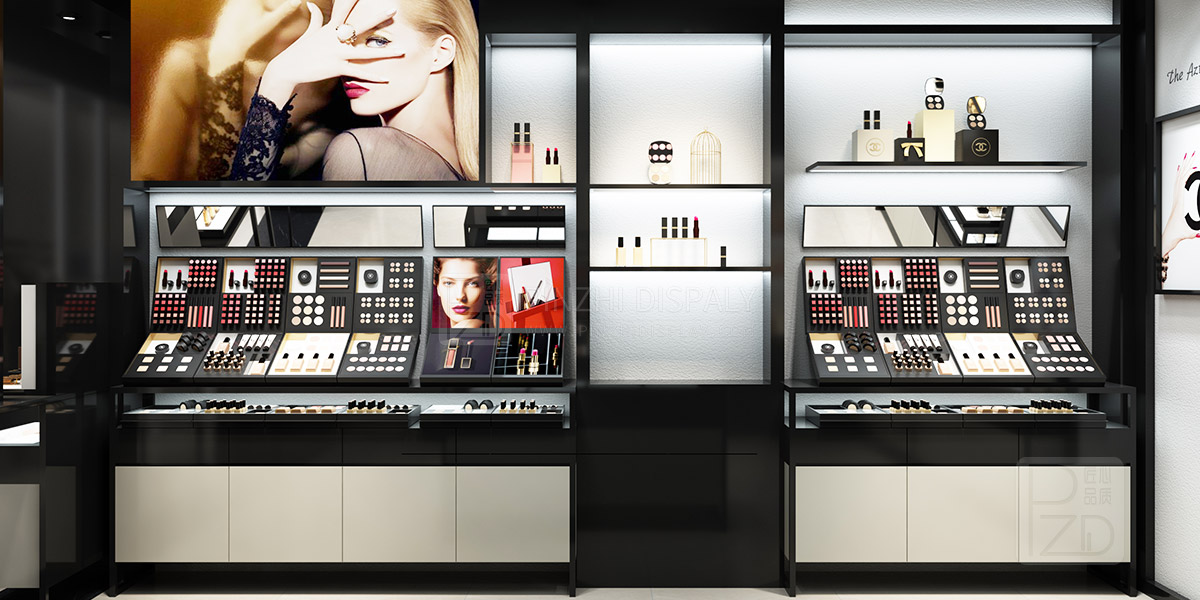 store design for small cosmetics shop
