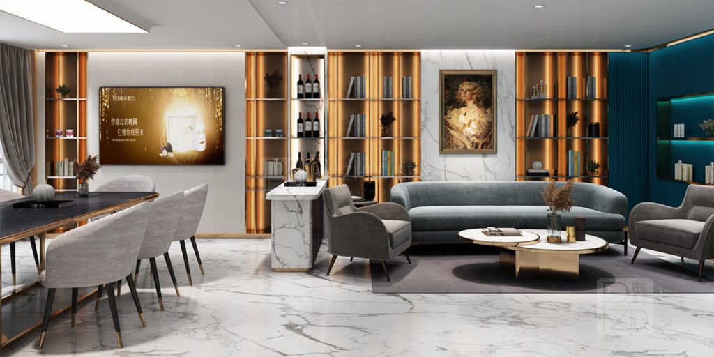 Luxury skincare shop interior design | Guangzhou Pinzhi Display ...