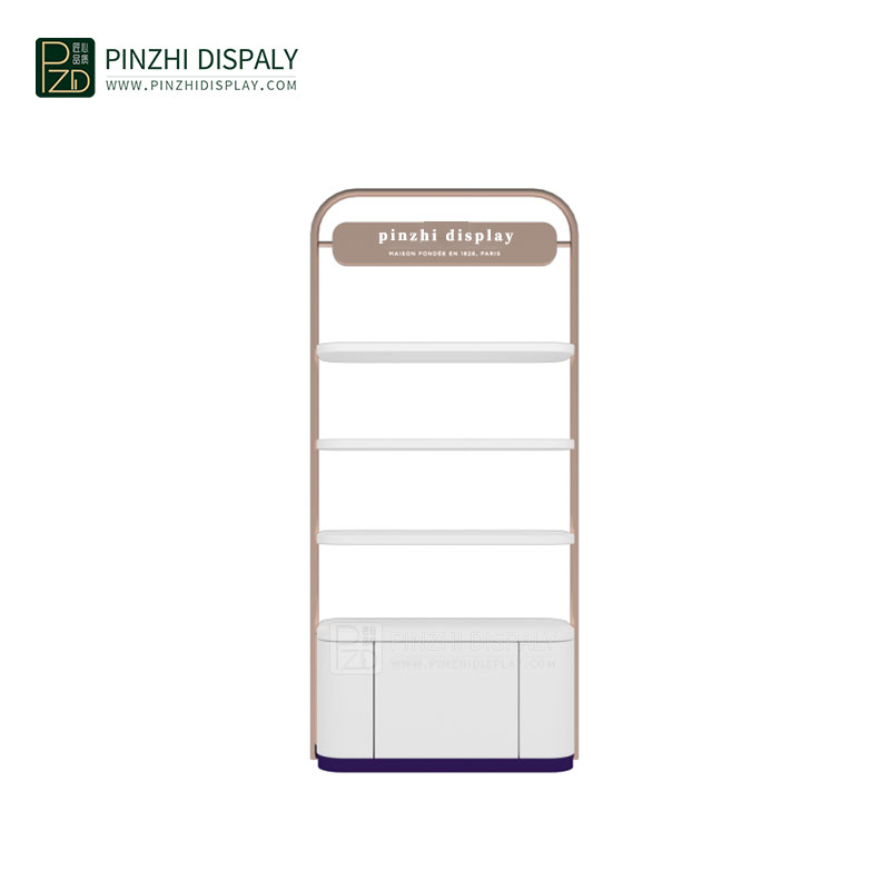 Metal cosmetic display stand