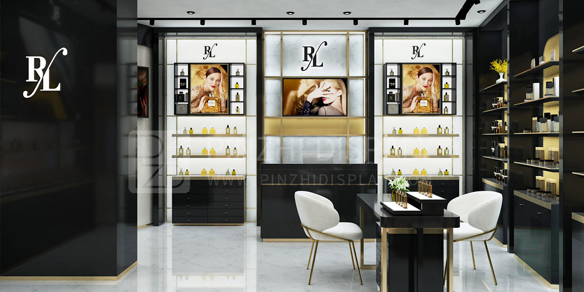 Modern small perfume shop design