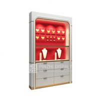 New jewelry store wall display cabinet design