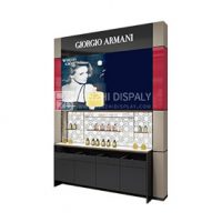 Perfume Display Wall Cabinet with LED Lights