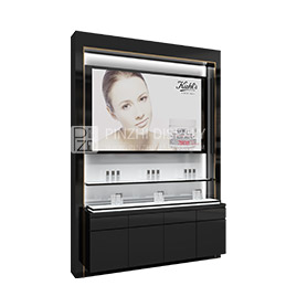 2022 New Black Cosmetic Display Wall Showcase