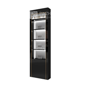 Free Standing Cosmetics Showcase Wall Cabinets