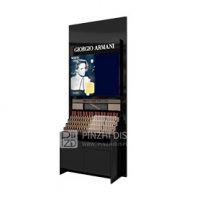Small black makeup showcase