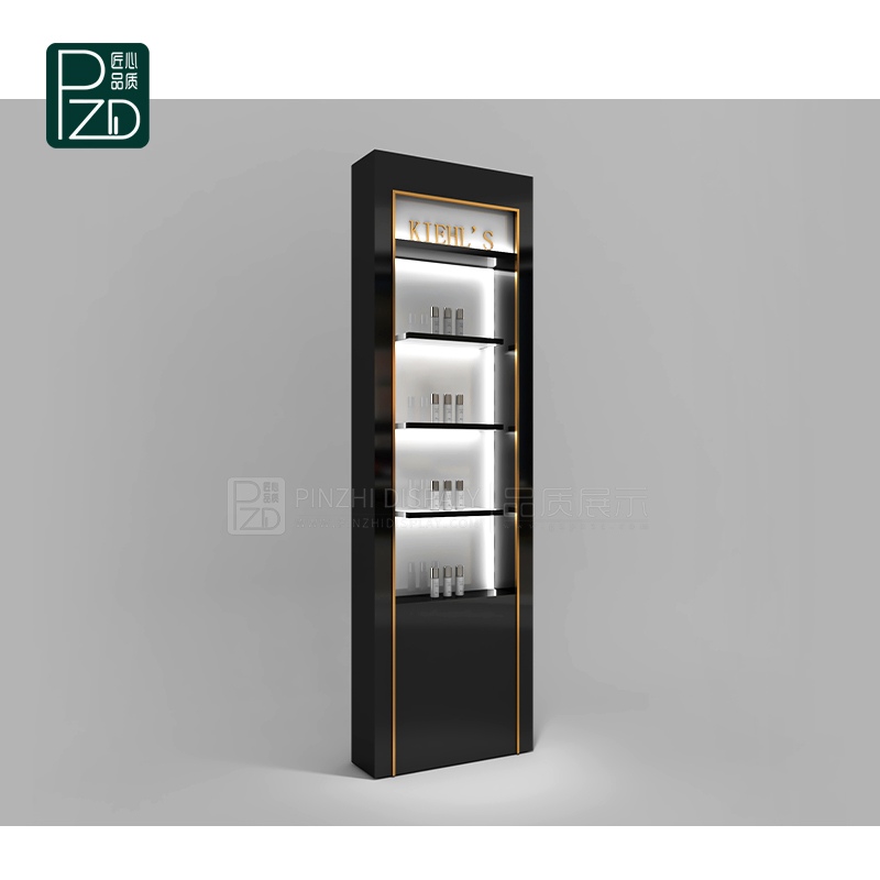 Free Standing Cosmetics Showcase Wall Cabinets