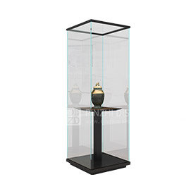 Glass-Box Free-Standing Island Display Cases for Museums Display